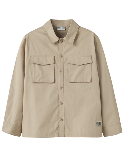 Name It - NKMKamo Overshirt - Sesame